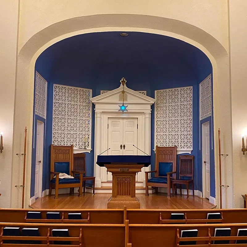 front of Sanctuary